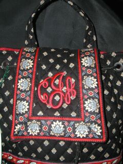 Monograms on Vera Bradley
