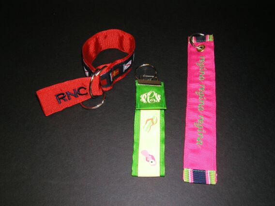 Custom Ribbon Keychains