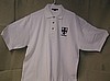 Clan Sinclair White Pique Knit Sport Shirt