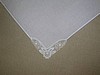 Swiss Bridal Lace Corner Hankie 12"